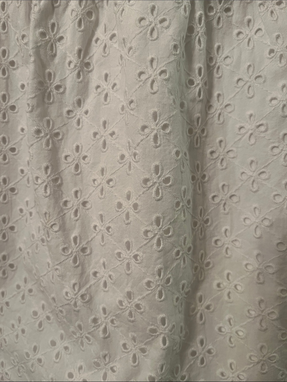 Vineyard Vines White Eyelet Sleeveless A-Line Mini Dress - Picture 2 of 3